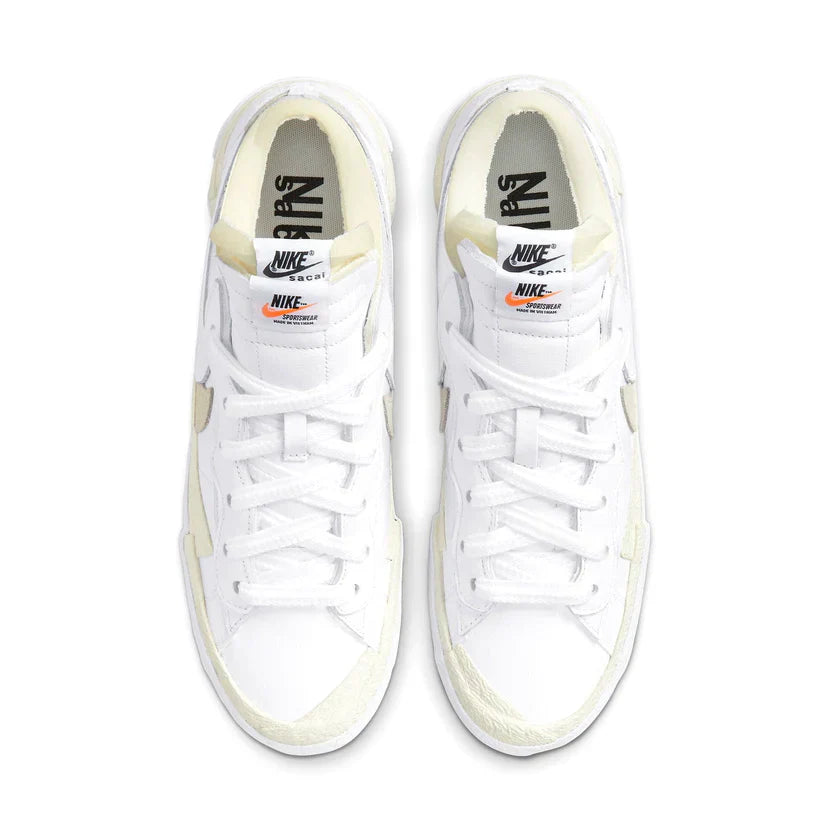 Nike x Sacai Blazer Low 'White Patent Leather'