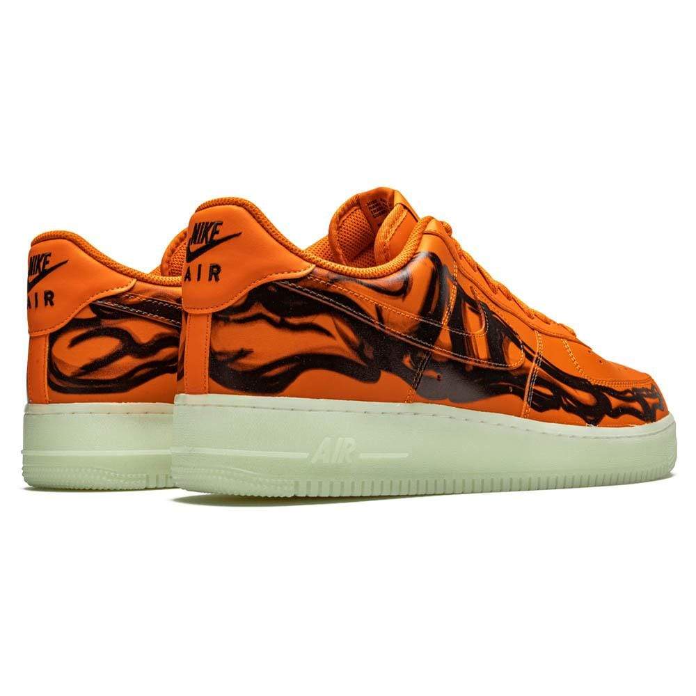 Nike Air Force 1 Low 'Orange Skeleton Halloween'